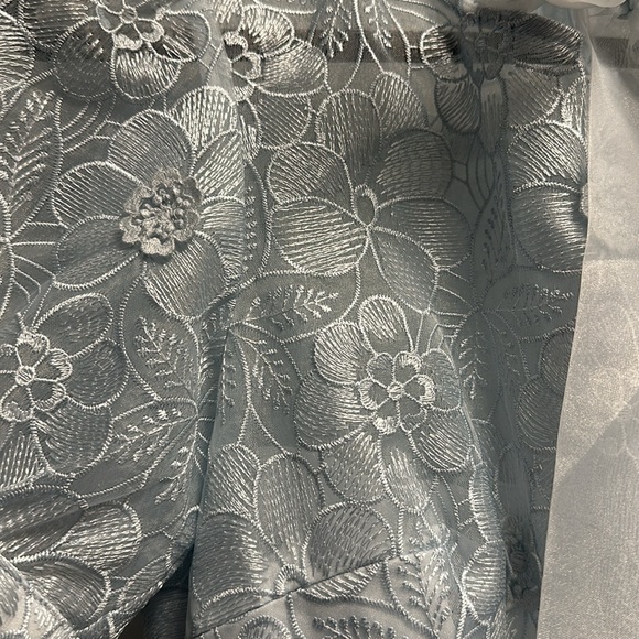 Self Portrait 3D FLOWER PUSSYBOW MIDI DRESS US 6 - Picture 6 of 7